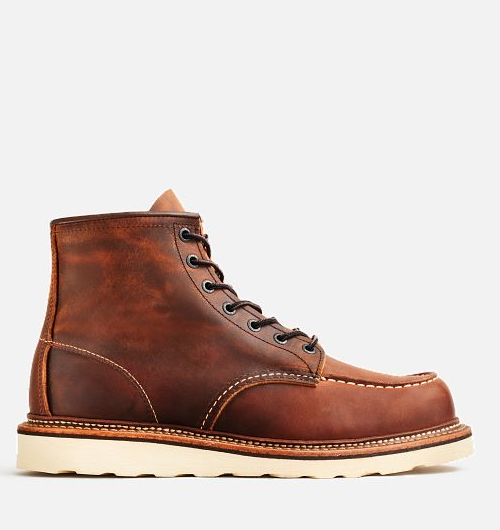 Red Wing Moc Toe Copper Rough & Tough – Blackbyrd Goods Red Wing Moc Toe Copper Rough & Tough – Blackbyrd Goods