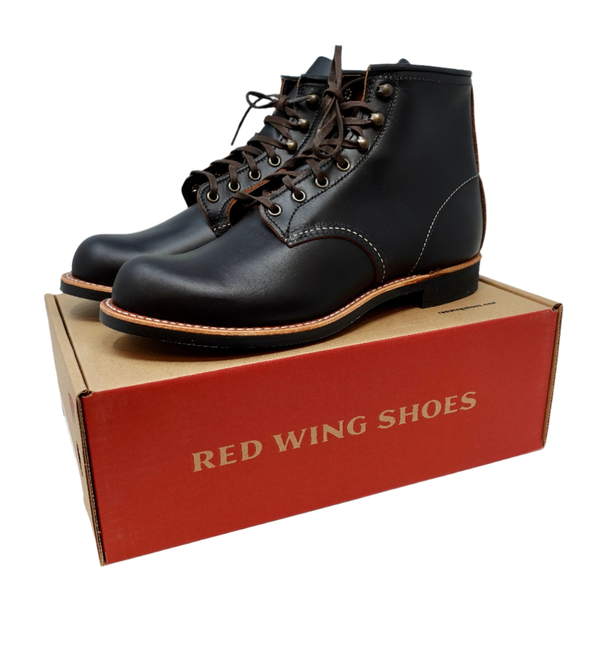 Red Wing Men's Blacksmith 6-Inch Boot in Black Prairie Leather, Black / EE-Wide / 8 Red Wing Men's Blacksmith 6-Inch Boot in Black Prairie Leather, Black / EE-Wide / 8