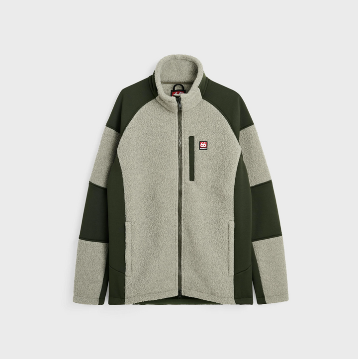 66 North - Tindur Shearling Jacket Stone