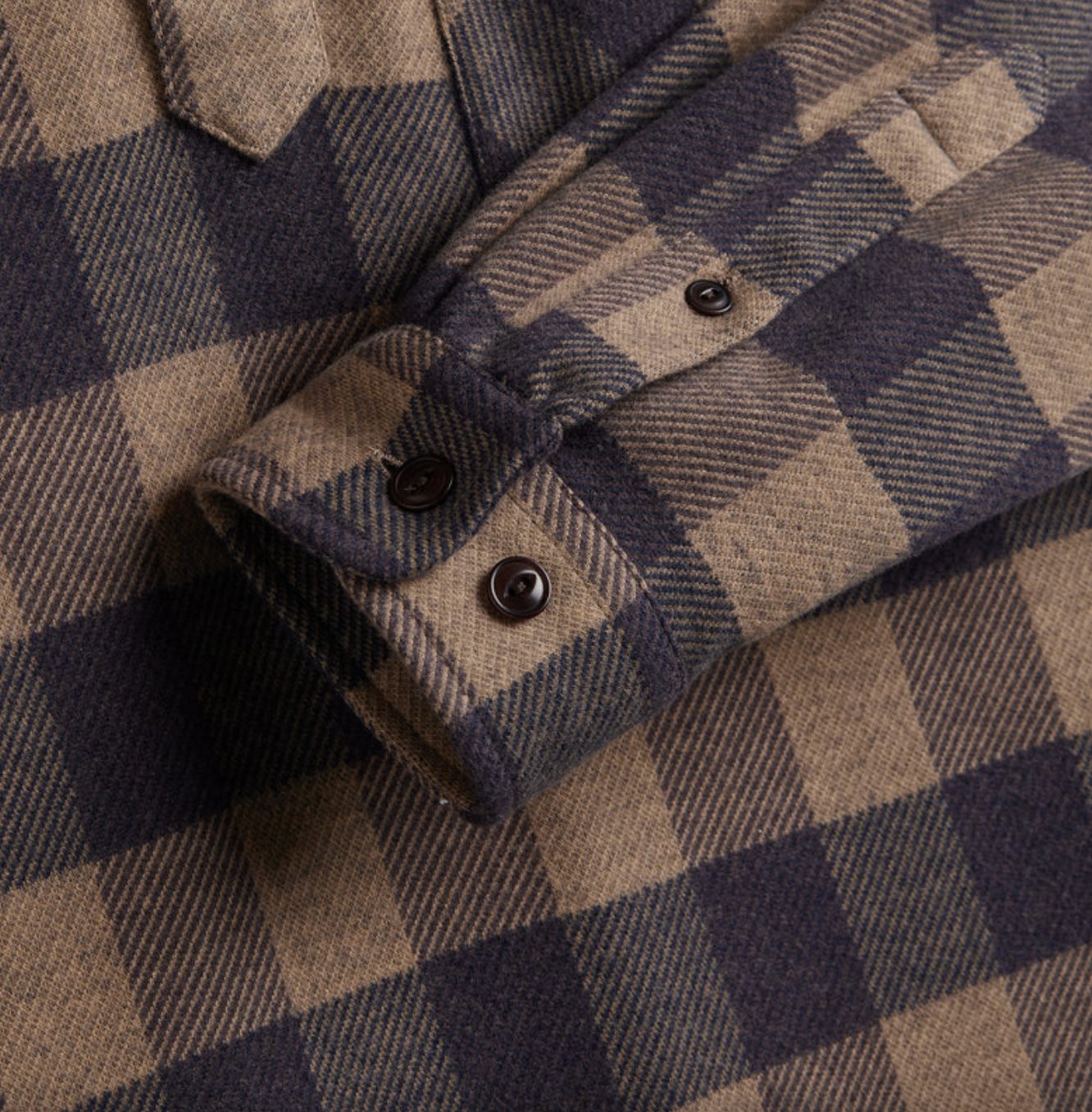 Portuguese Flannel - Altitude Popover Navy – Blackbyrd Goods