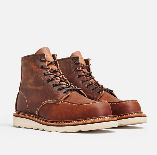 Red Wing Moc Toe Copper Rough & Tough – Blackbyrd Goods